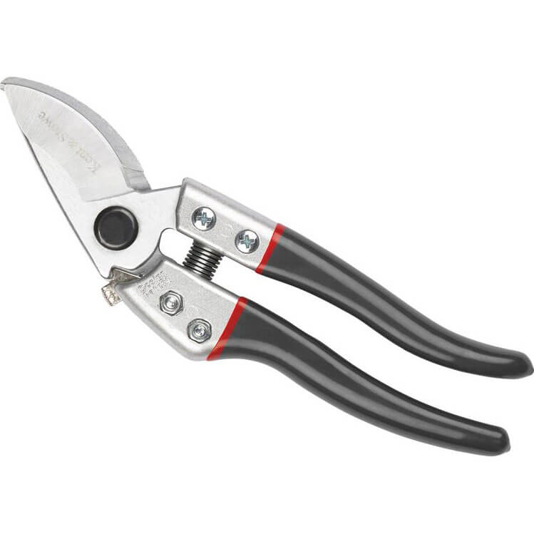 Image of Kent and Stowe Left Handed Bypass Secateurs 200mm Long