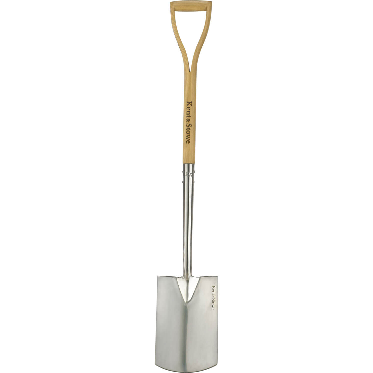 Image of Kent and Stowe Stainless Steel Digging Spade 11 Metre Long