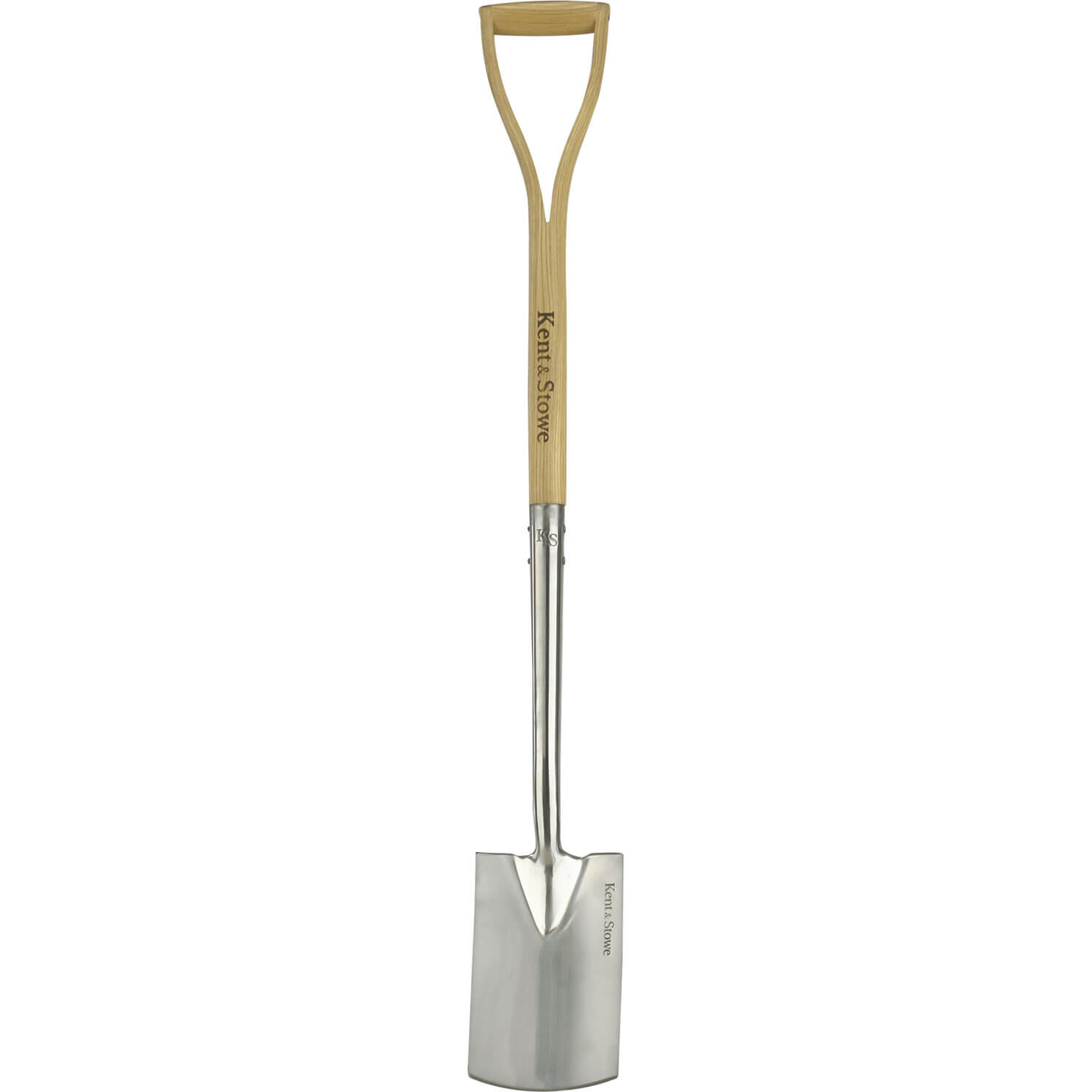 Image of Kent and Stowe Stainless Steel Border Spade 950mm Long