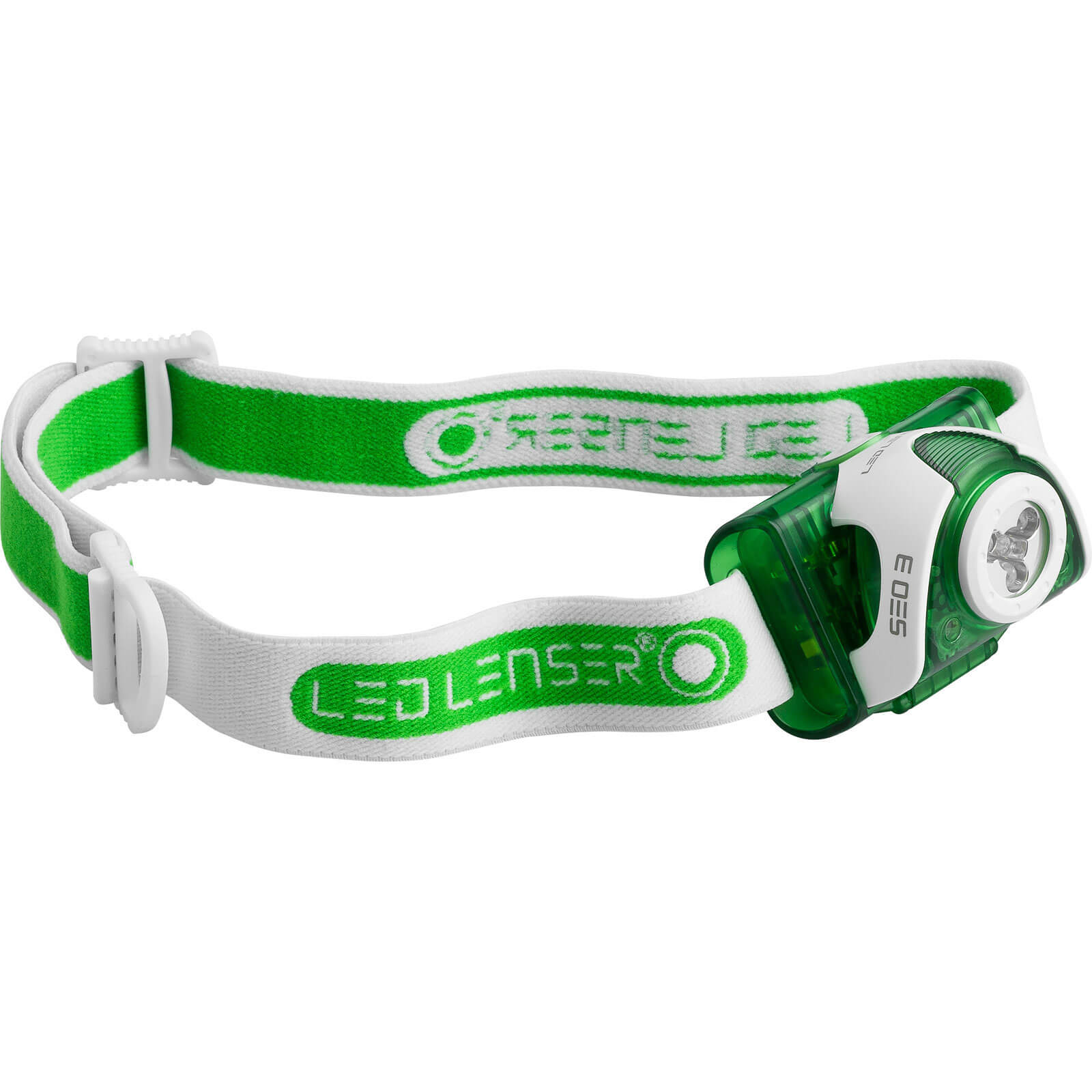 Image of LED Lenser SEO3 LED Head Torch Green 90 Lumens