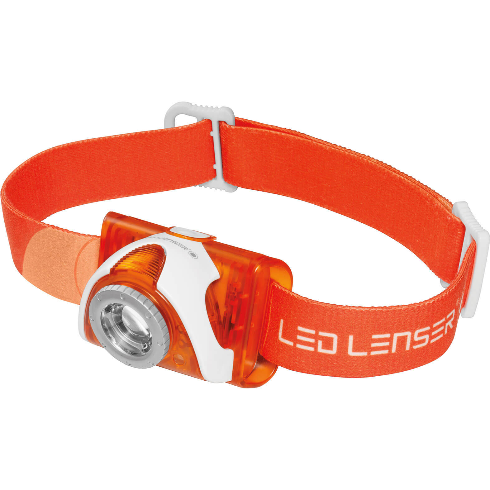 Image of LED Lenser SEO3 LED Head Torch Orange 90 Lumens