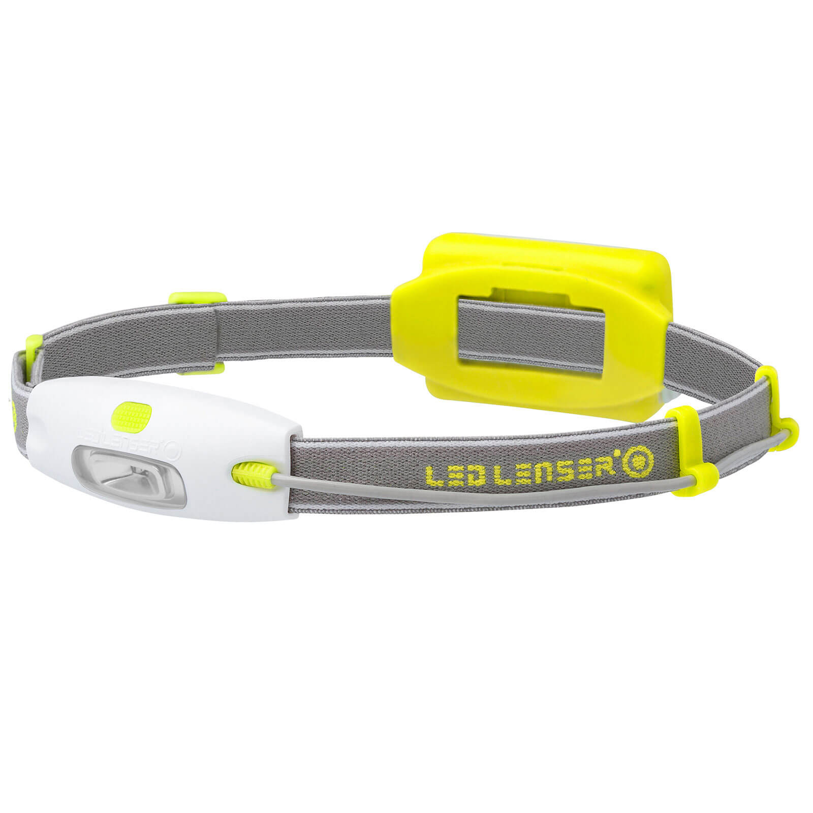 Image of LED Lenser NEO LED Head Torch with Rear Red Blinkers Yellow 90 Lumens