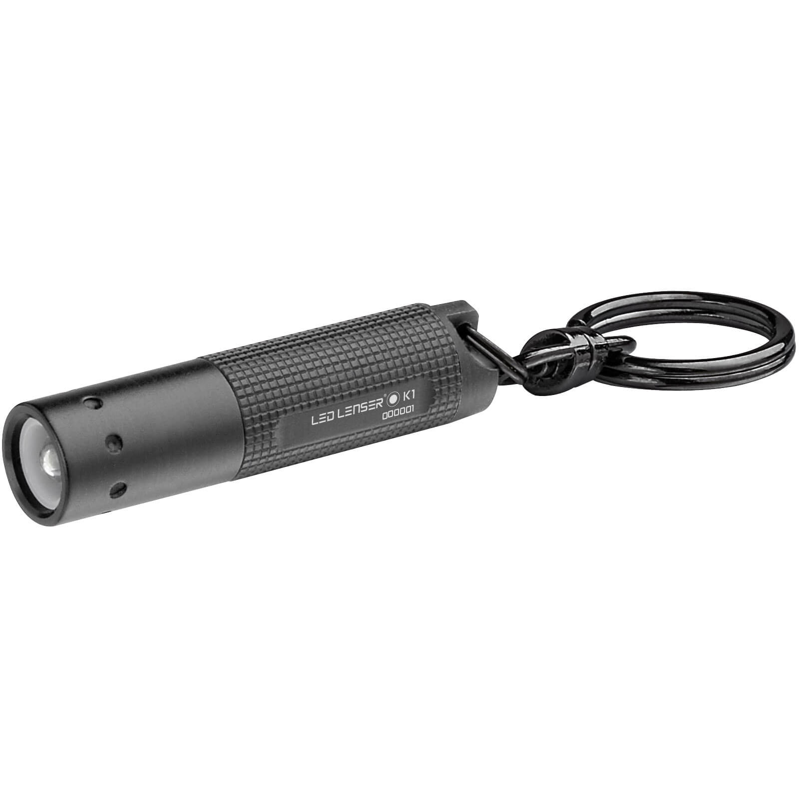 Image of LED Lenser K1 Keyring LED Torch Black 17 Lumens