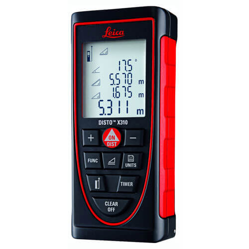 Image of Leica Disto X310 Laser Distance Measurer 120 Metre Range Metric and Imperial