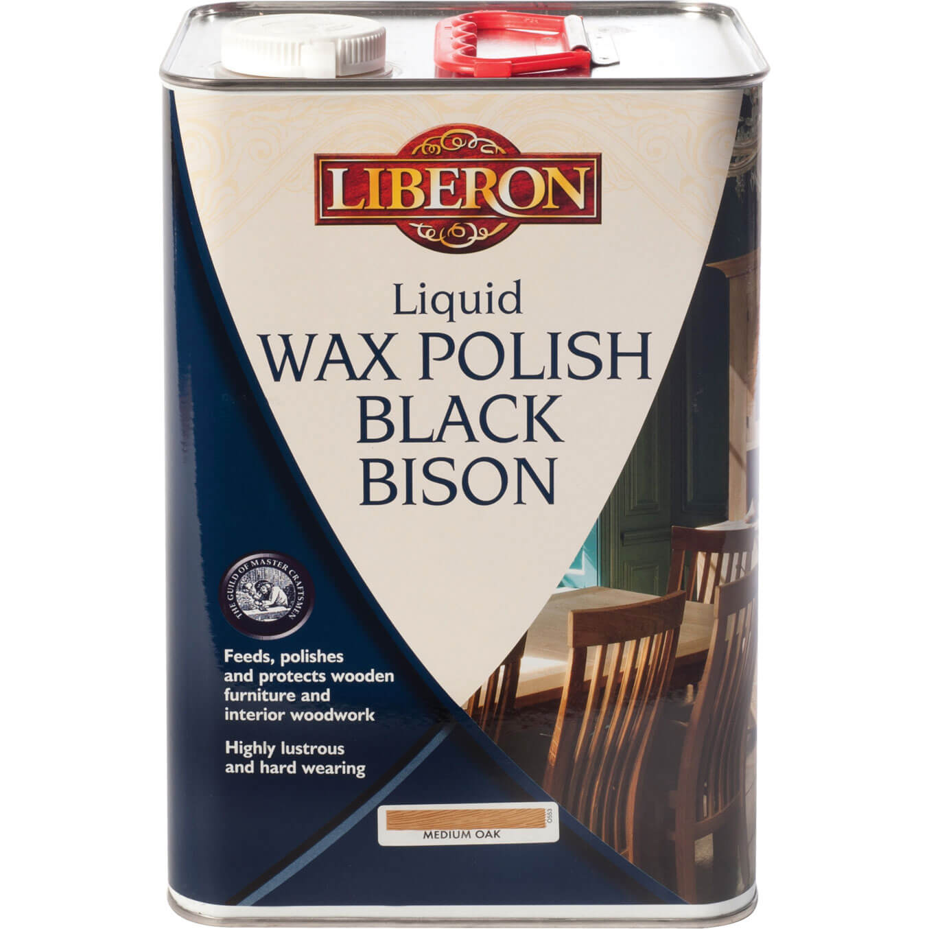 Image of Liberon Bison Liquid Wax Clear 5 Litre