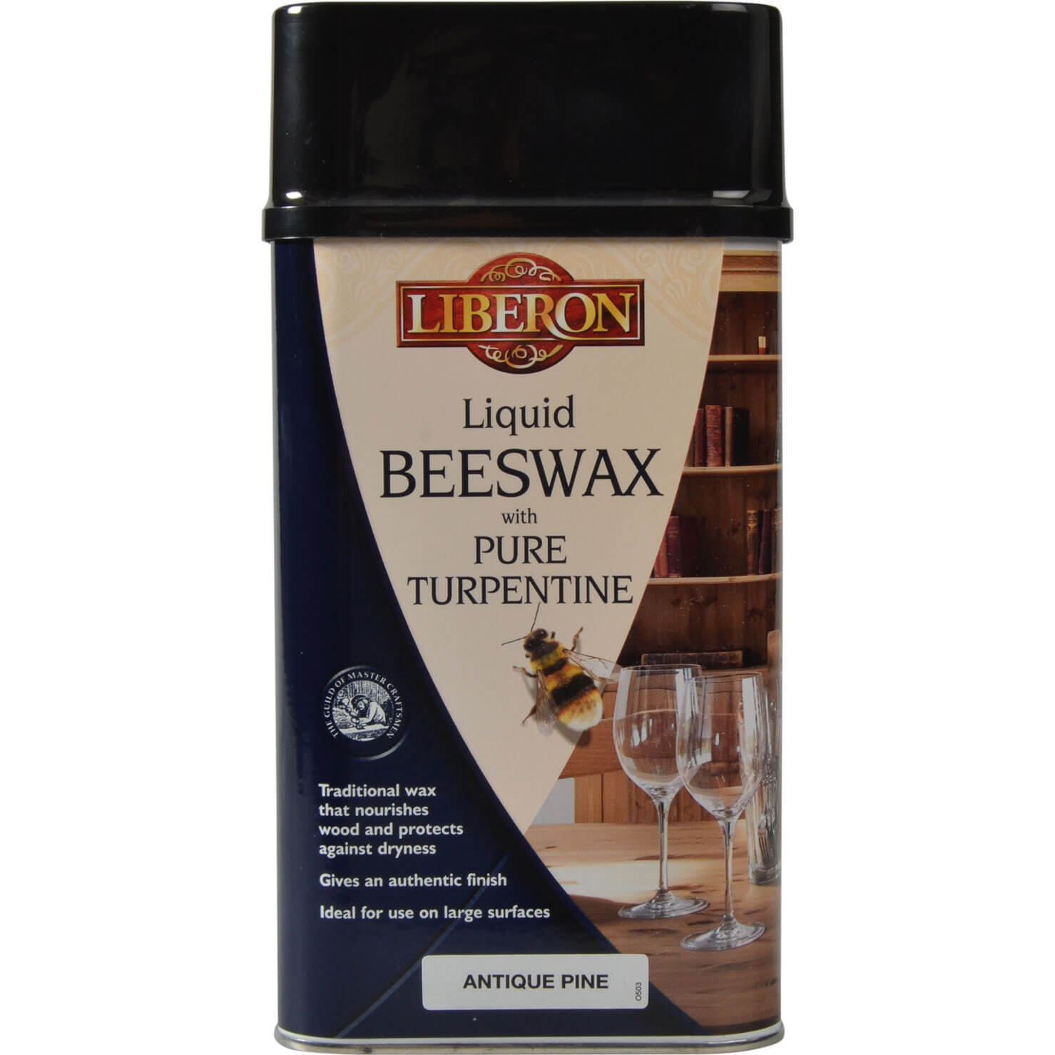 Image of Liberon Beeswax Liquid Antique Pine 1 Litre