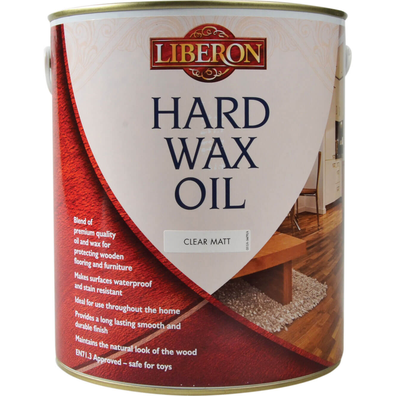 Image of Liberon Hard Wax Oil Clear Matt 25 Litre