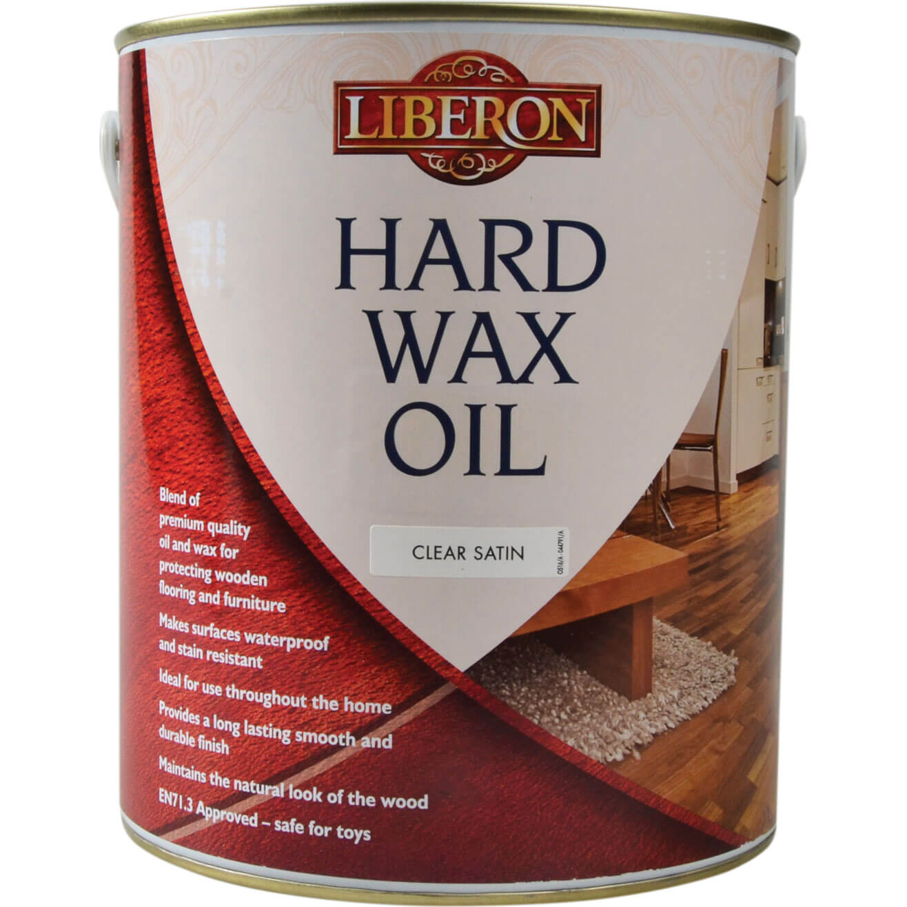 Image of Liberon Hard Wax Oil Clear Satin 25 Litre