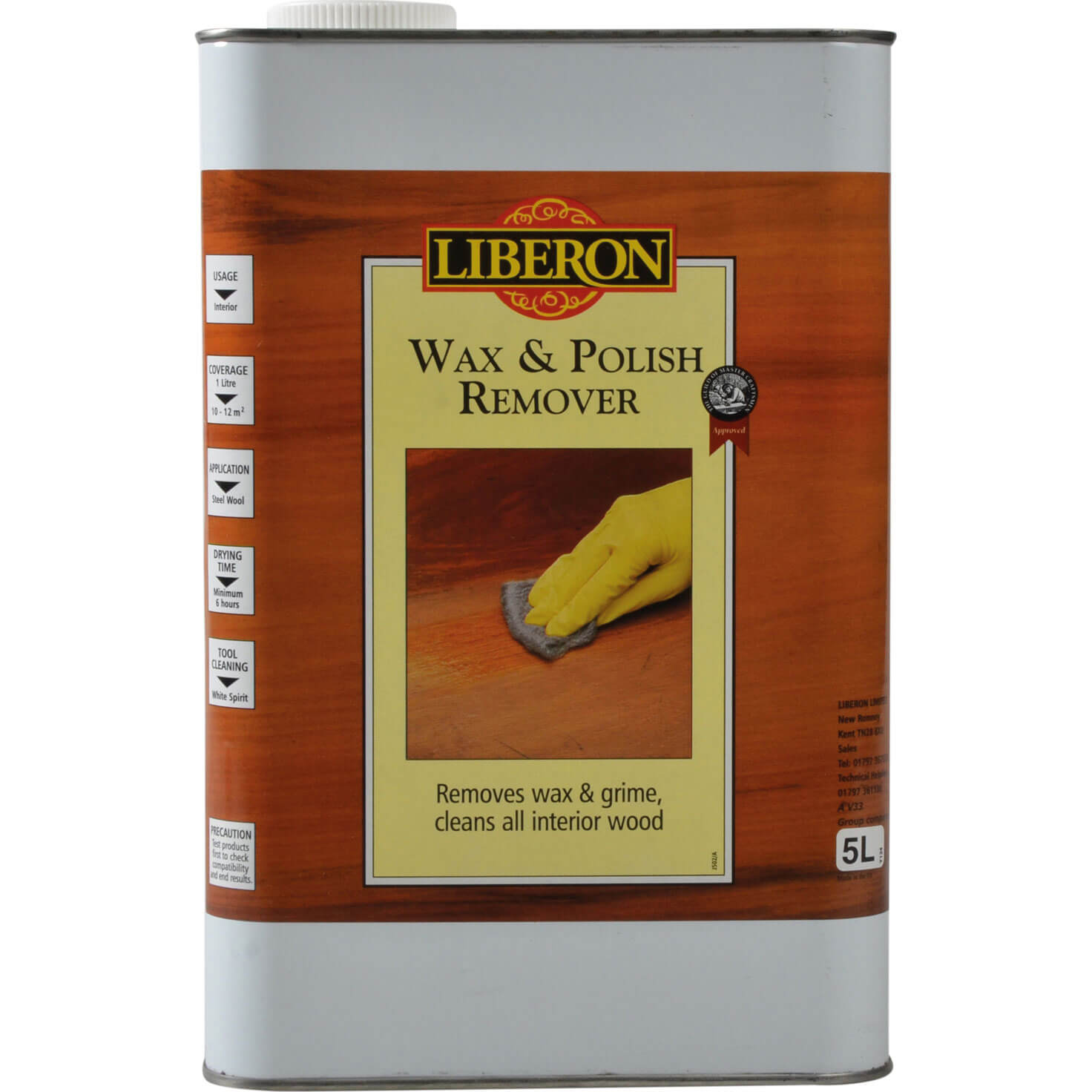 Image of Liberon Wax and Polish Remover 5 Litre