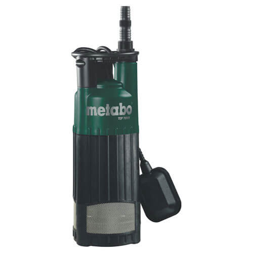 Image of Metabo TDP 7501S High Pressure Submersible Clean Water Pump with Float Switch 34 Metre Lift 7500 Litre Hour Max Flow 1000w 240v