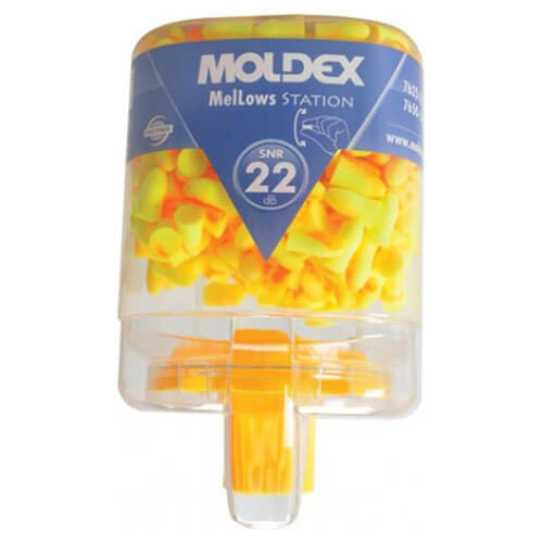 Image of Moldex Disposable Foam Mellows Earplugs in Station Refill 250 Pairs