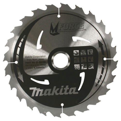 Image of Makita Mforce Circular Saw Blade 165mm x 10 Teeth 20mm Bore