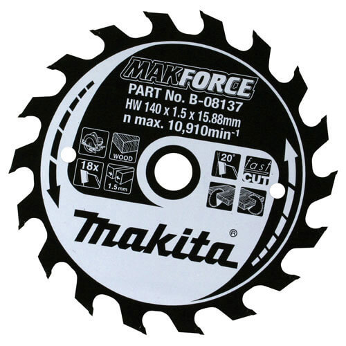 Image of Makita Makforce Circular Saw Blade 190mm x 60 Teeth 30mm Bore