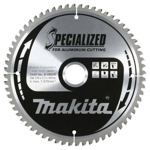 Image of Makita Specialized Aluminium Mitre Saw Blade 235mm x 80 Teeth 30mm