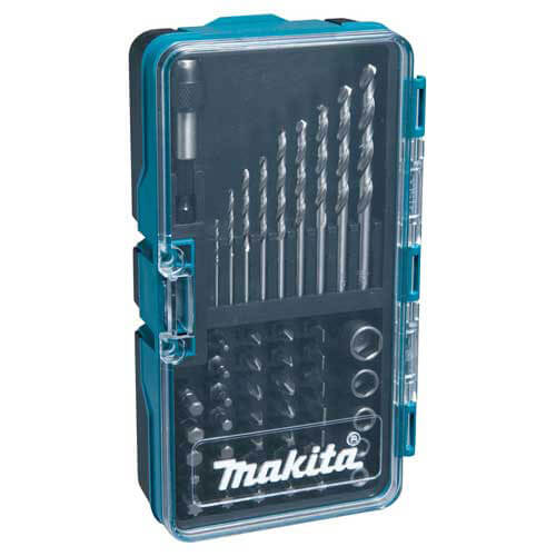 Image of Makita 48 Piece HSSG Drill and Screwdriver Bit and Socket Set