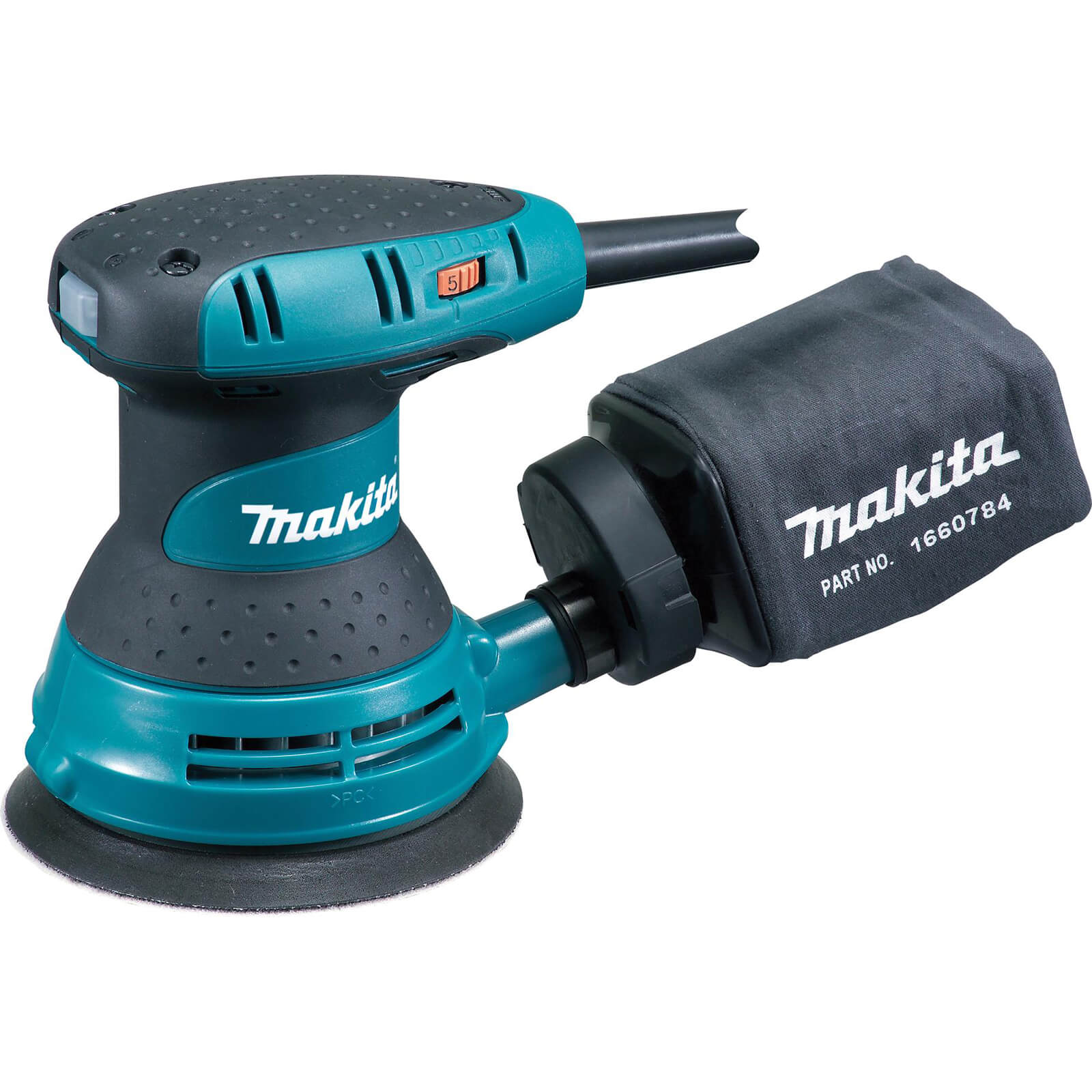 Image of Makita BO5031 Random Orbital Sander with Speed Control 125mm Disc 300w 240v