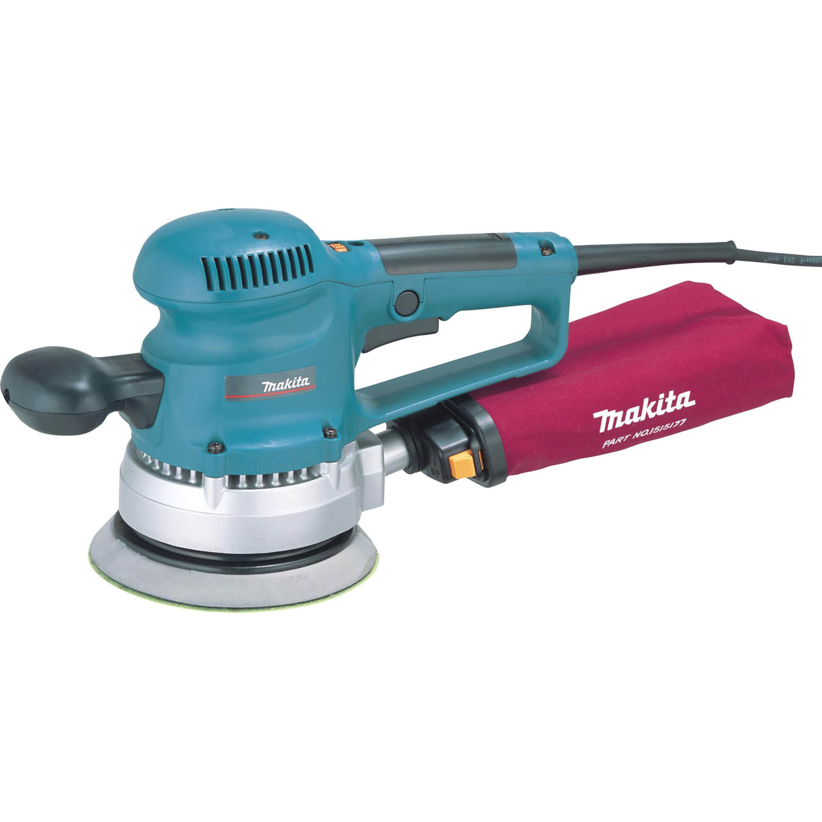 Image of Makita BO6030 Random Orbit Sander with Variable Speed 150mm Disc 110v