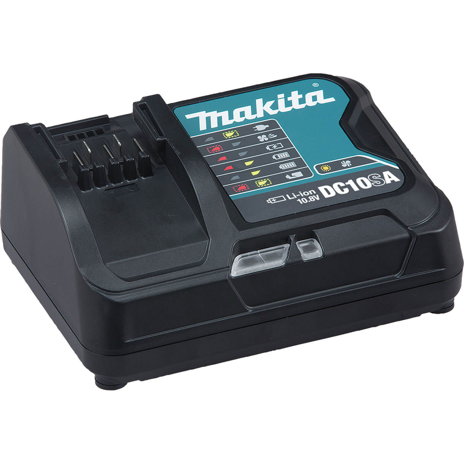 Image of Makita DC10SA Fast Battery Charger for 108v Cordless Lithium Ion Batteries