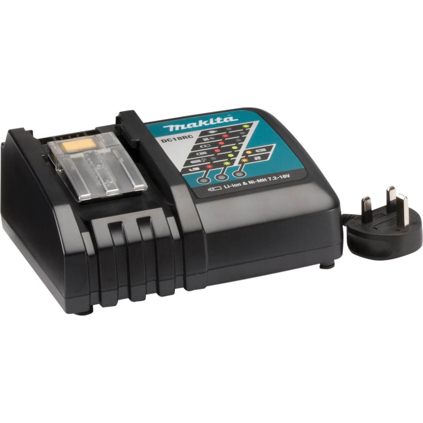 Image of Makita DC18RC Battery Charger for 18v Cordless Lithium Ion Batteries