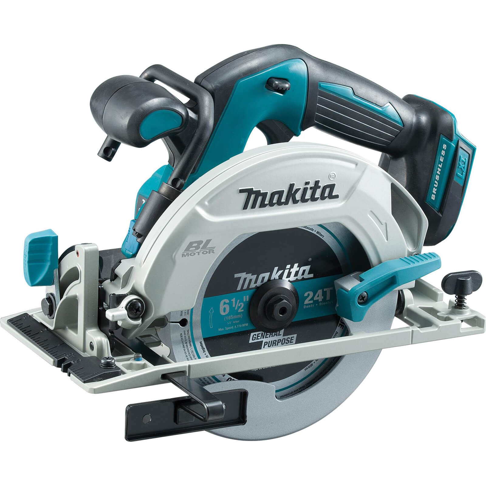 Image of Makita DHS680Z 18v Cordless LXT Brushless Circular Saw 165mm Blade without Battery or Charger