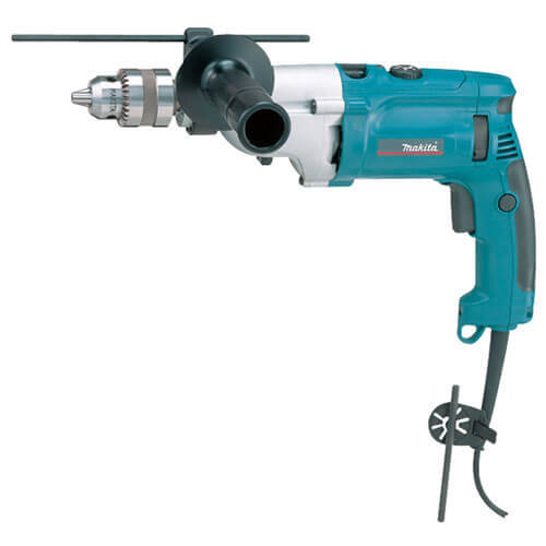 Image of Makita HP2071F Percussion Drill with Variable Speed 13mm Keyless Chuck Job Light 1010w 240v