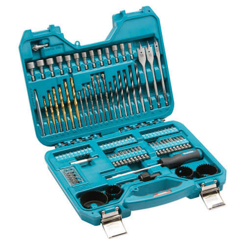 Image of Makita 100 Piece Trade Power Tool Drill Bit and Accessory Set