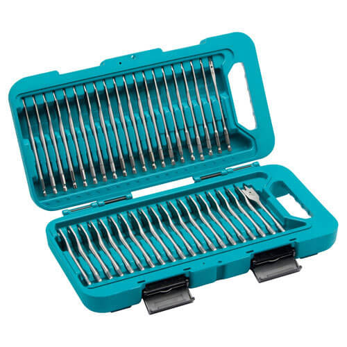 Image of Makita 40 Piece Flat Drill Bit Set 6 32mm