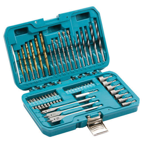 Image of Makita 50 Piece Trade Power Tool Drill Bit and Accessory Set