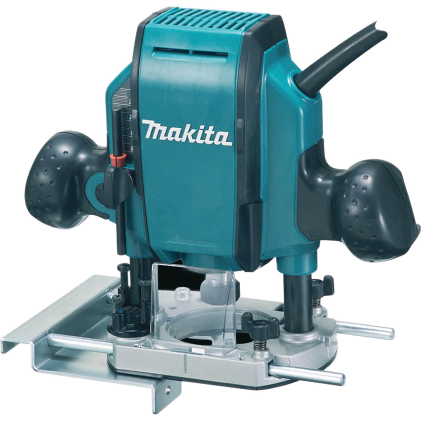 Image of Makita RP0900X 14 and 38 Plunge Router 900w 110v