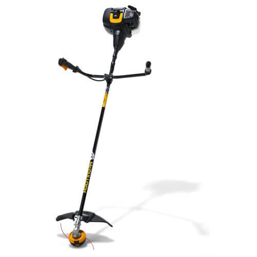 Image of McCulloch B40 B ELITE Petrol Brush Cutter 255mm Blade with Line Trimmer Head 430mm Cut and 40cc 2 Stroke Engine