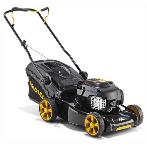 Image of McCulloch M46125 Push Petrol Rotary Lawnmower 460mm Cut with Deep Steel Deck and Briggs and Stratton 450e 125cc Engine