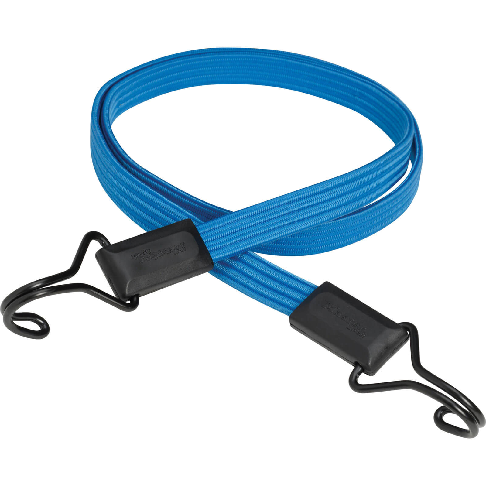 Image of MasterLock Double Hook Flat Bungee Cord Blue 12 Metre