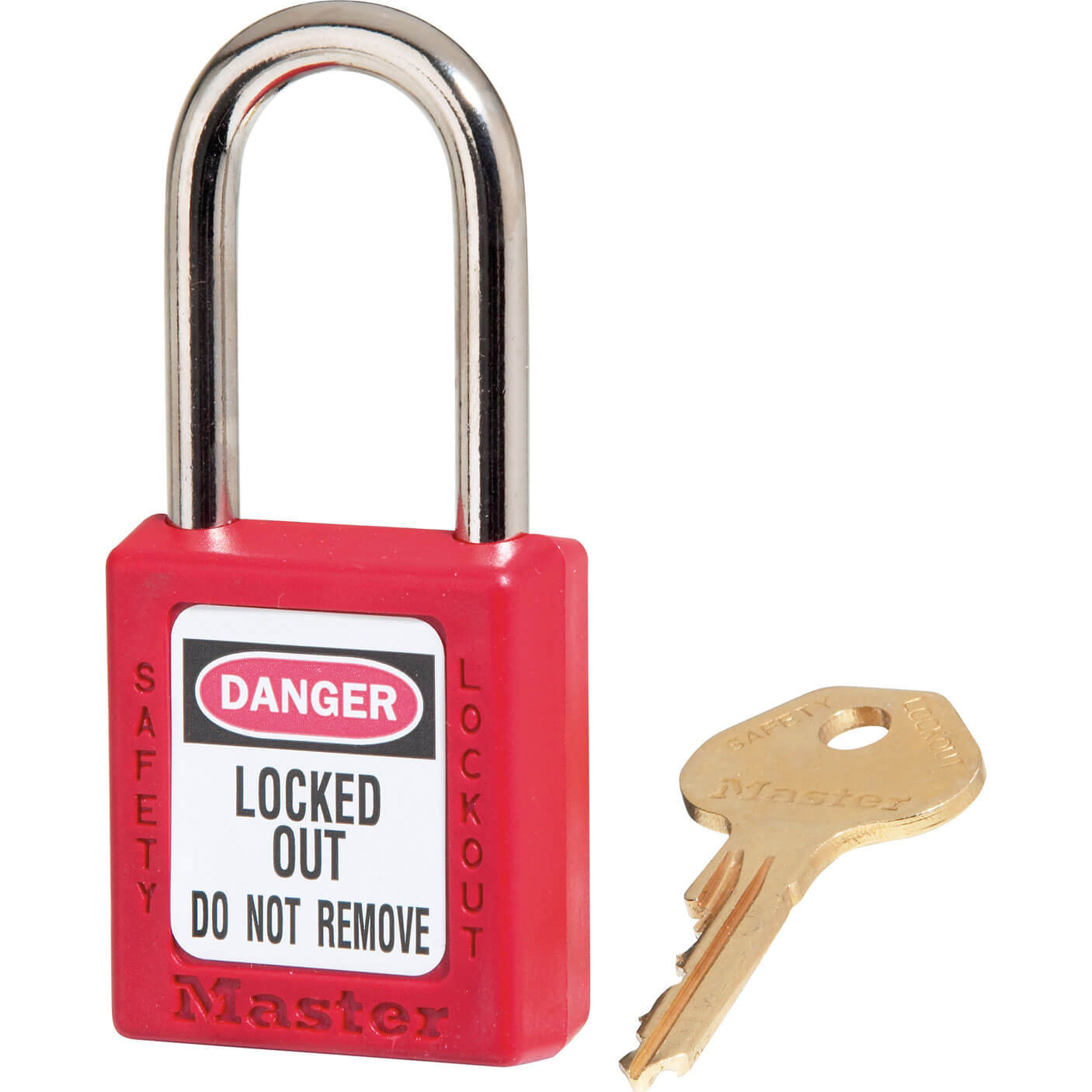 Image of MasterLock 38mm Lockout Padlock Red