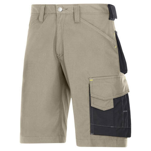 Image of Snickers Mens Craftsmen Shorts 35 Waist Khaki Black