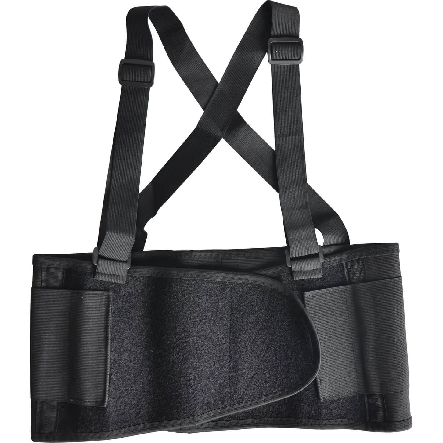 Image of Scan Back Support Belt with Braces Black Large