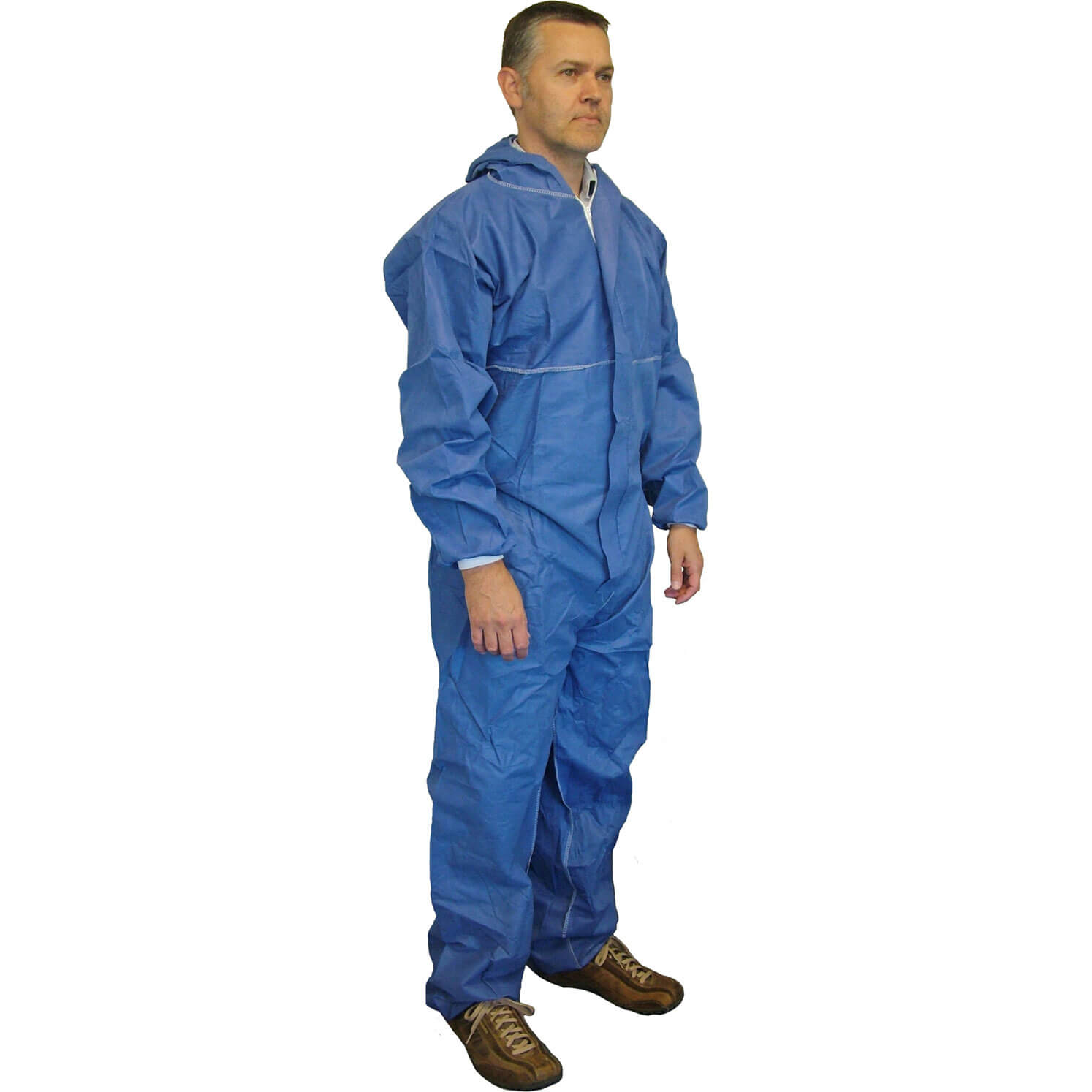 Image of Scan Disposable Overalls Navy Blue XL