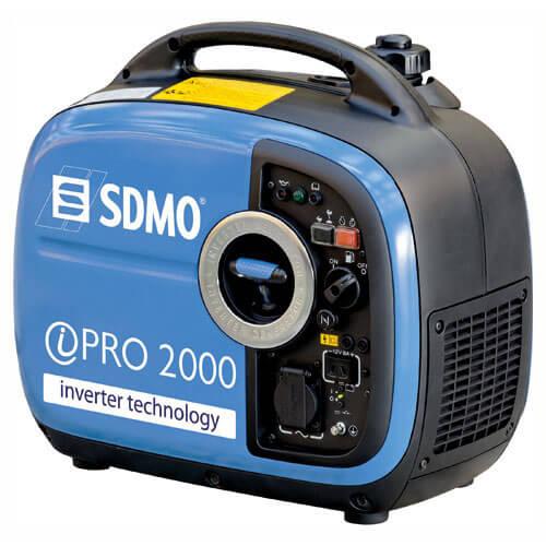 Image of SDMO IPRO 2000 Quiet Suitcase Inverter Petrol Generator 2 Kw with Yamaha MZ79 Engine