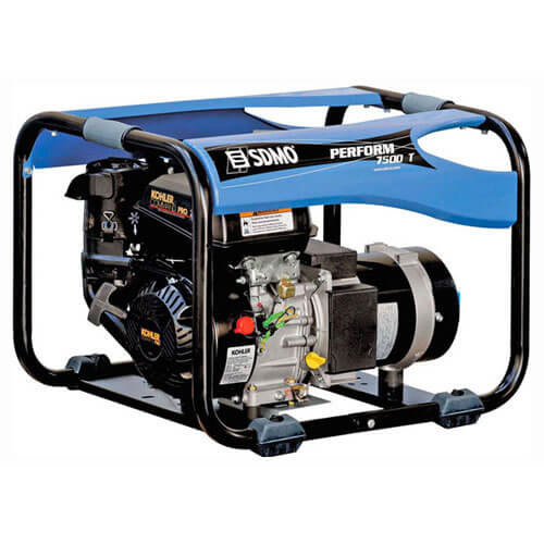 Image of SDMO PERFORM 7500T 3 Phase Portable Petrol Generator 81Kw 1013 Kva with Kohler CH440 Engine