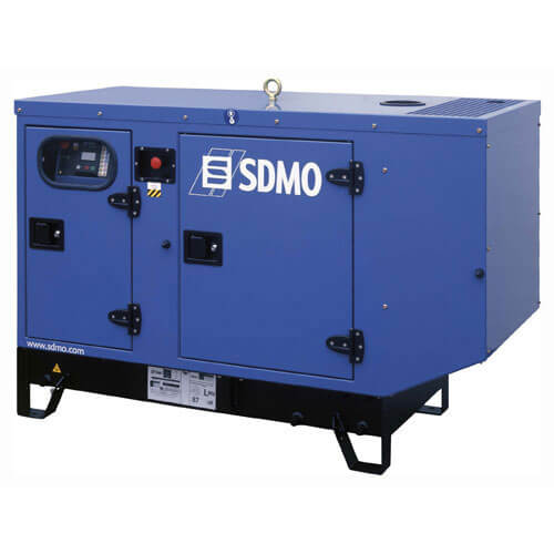 Image of SDMO XPT9KM ALIZE Electric Start Canopied Diesel Generator 86 Kw 1075 Kva with Mitsubishi S3L2 SD Engine