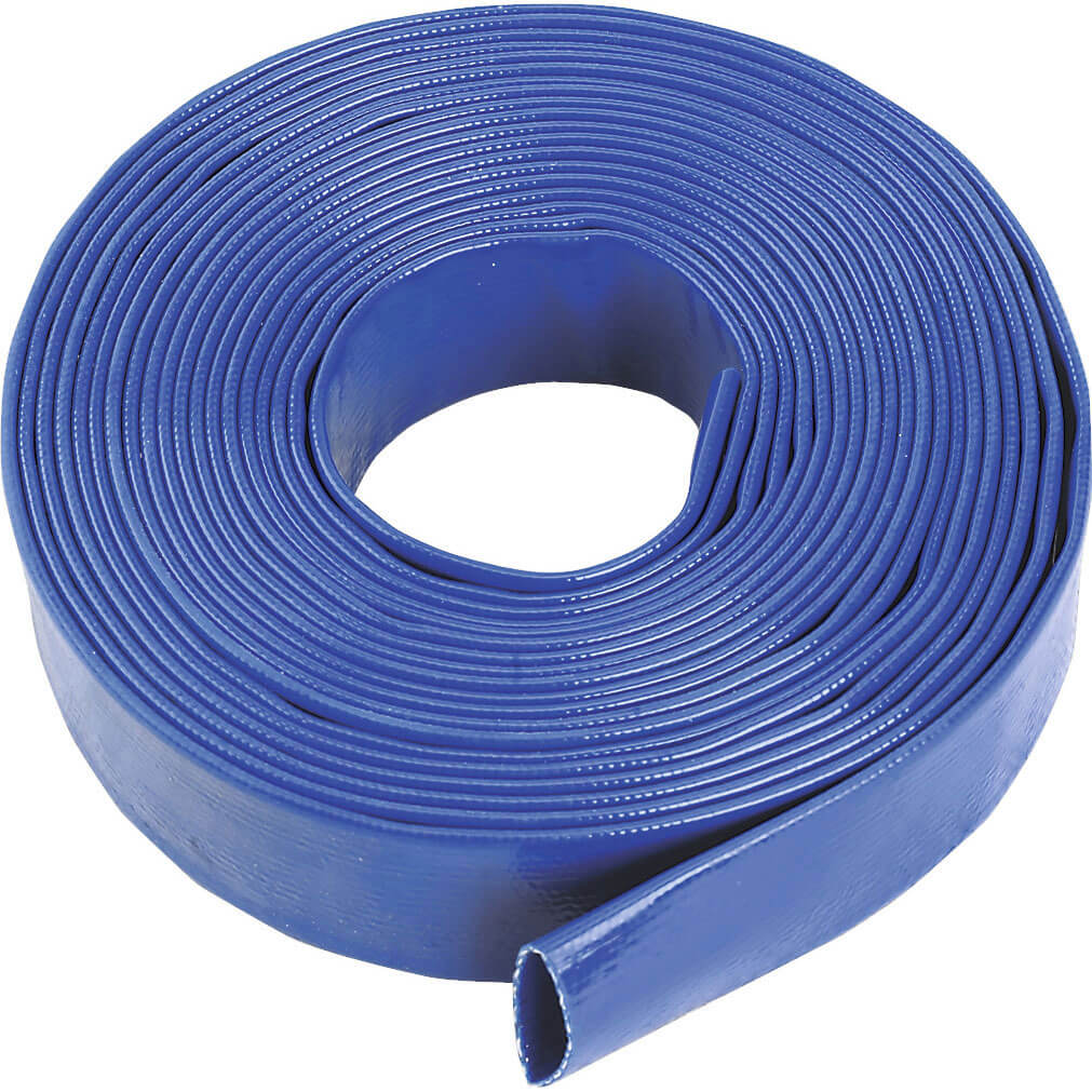 Image of Layflat Hose 25mm 1 Bore x 100 Metre Long Blue