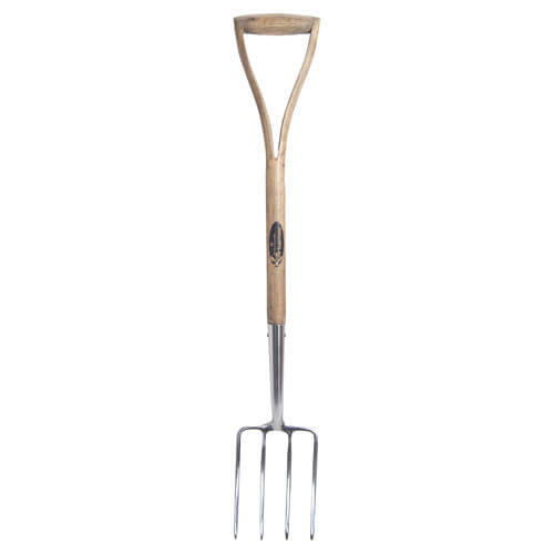 Image of Spear and Jackson Traditional Childrens Digging Fork with 635mm Wooden Handle