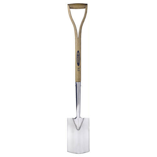 Image of Spear and Jackson Traditional Stainless Steel Border Spade with 712mm Wooden Handle