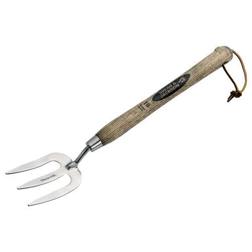 Image of Spear and Jackson Traditional Stainless Steel Hand Weedfork with 305mm Wooden Handle