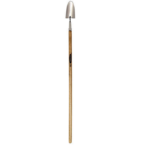 Image of Spear and Jackson Traditional Stainless Steel Long Handled Trowel with 1016mm Wooden Handle