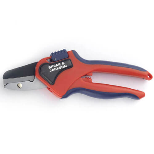 Image of Spear and Jackson Razorsharp Advantage Medium Anvil Secateurs Max 15mm Cut