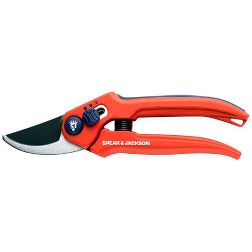 Image of Spear and Jackson Razorsharp Advantage Adjustable Width Bypass Secateurs Max Cut 15mm