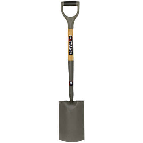 Image of Spear and Jackson Neverbend Carbon Treaded Digging Spade with 712mm Handle