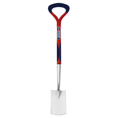 Image of Spear and Jackson Select Stainless Steel Border Spade 990mm Long