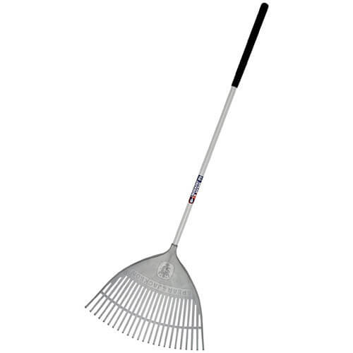 Image of Spear and Jackson Neverbend Carbon Plastic Leaf Rake with 1219mm Tubular Handle