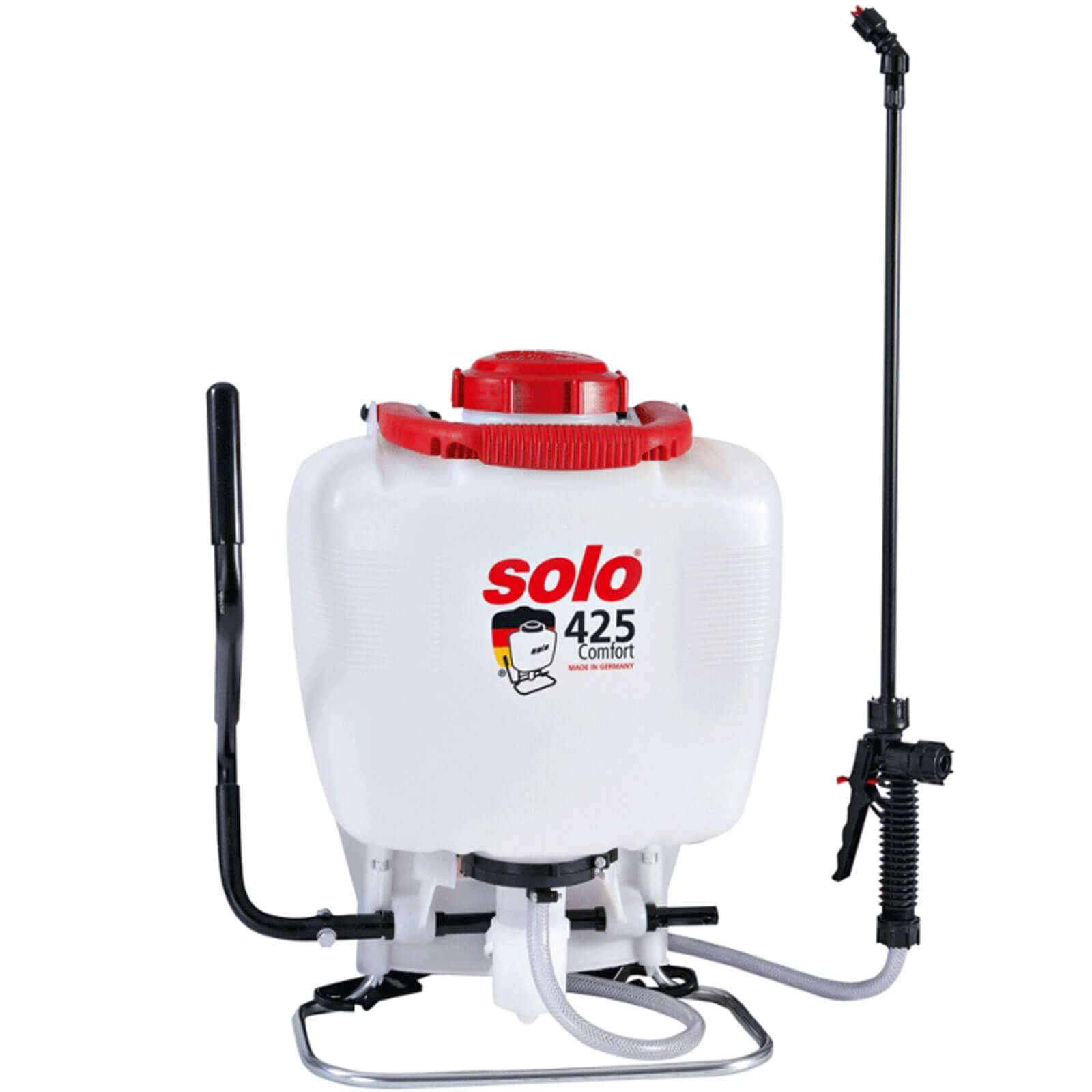 Image of Solo 425P Comfort Backpack Pressure Sprayer for Chemicals and Water 15 Litre with 500mm Spray Lance and Viton Seals